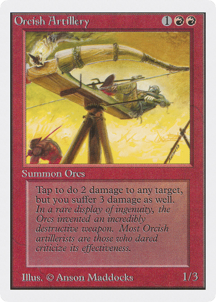 Magic: The Gathering - Orcish Artillery - Unlimited Edition