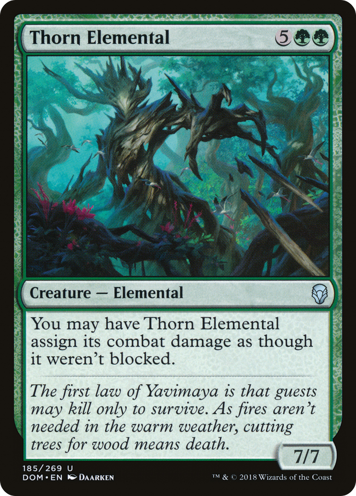 Magic: The Gathering - Thorn Elemental - Dominaria