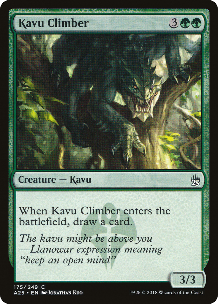 Magic: The Gathering - Kavu Climber - Masters 25