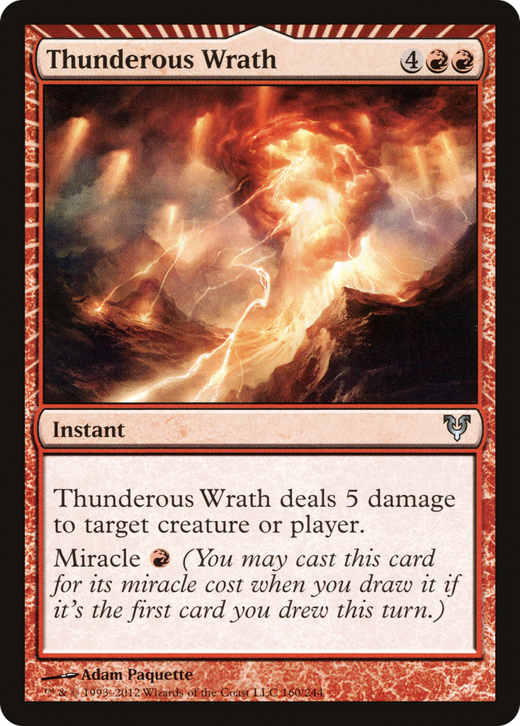 Magic: The Gathering - Thunderous Wrath - Avacyn Restored