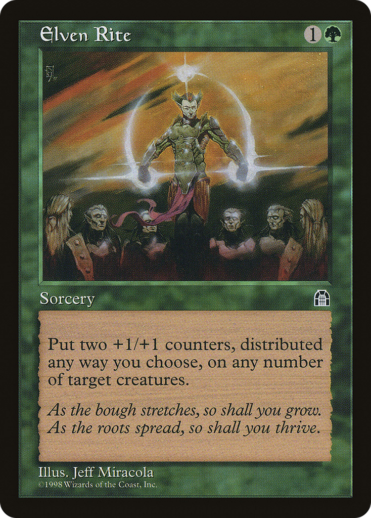 Magic: The Gathering - Elven Rite - Stronghold
