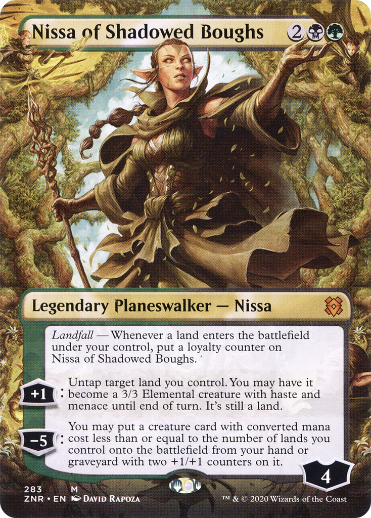 Magic: The Gathering - Nissa of Shadowed Boughs - Zendikar Rising