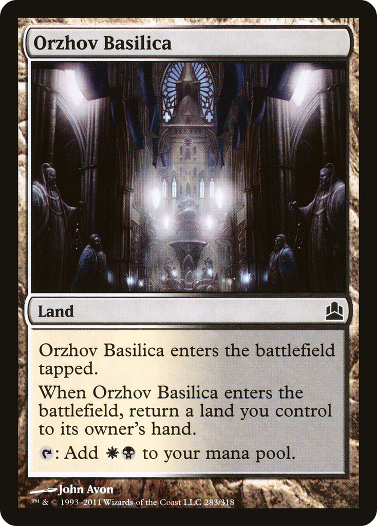 Magic: The Gathering - Orzhov Basilica - Commander 2011