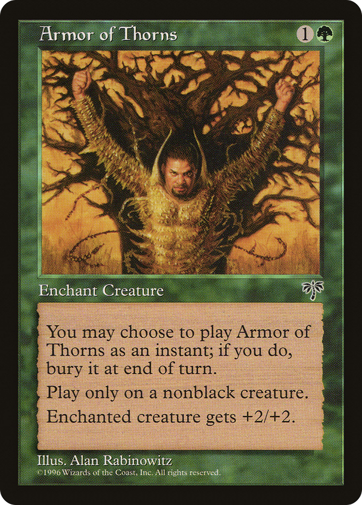 Magic: The Gathering - Armor of Thorns - Mirage