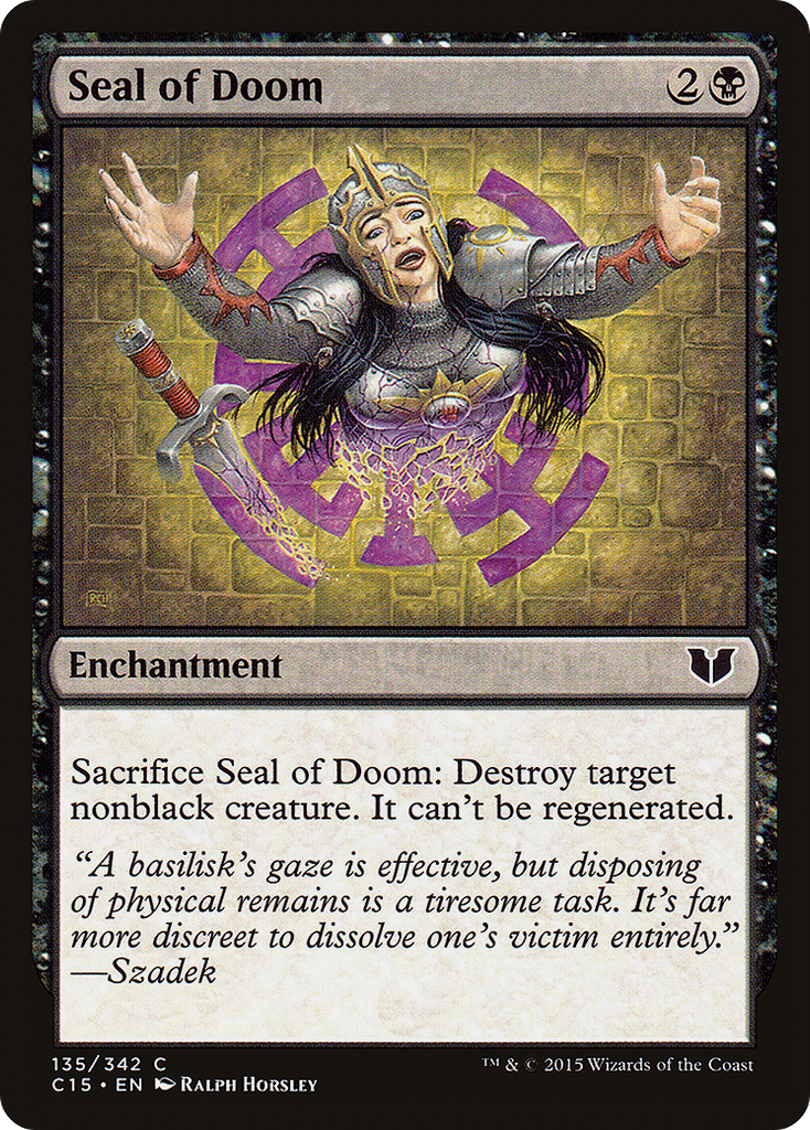 Magic: The Gathering - Seal of Doom - Commander 2015