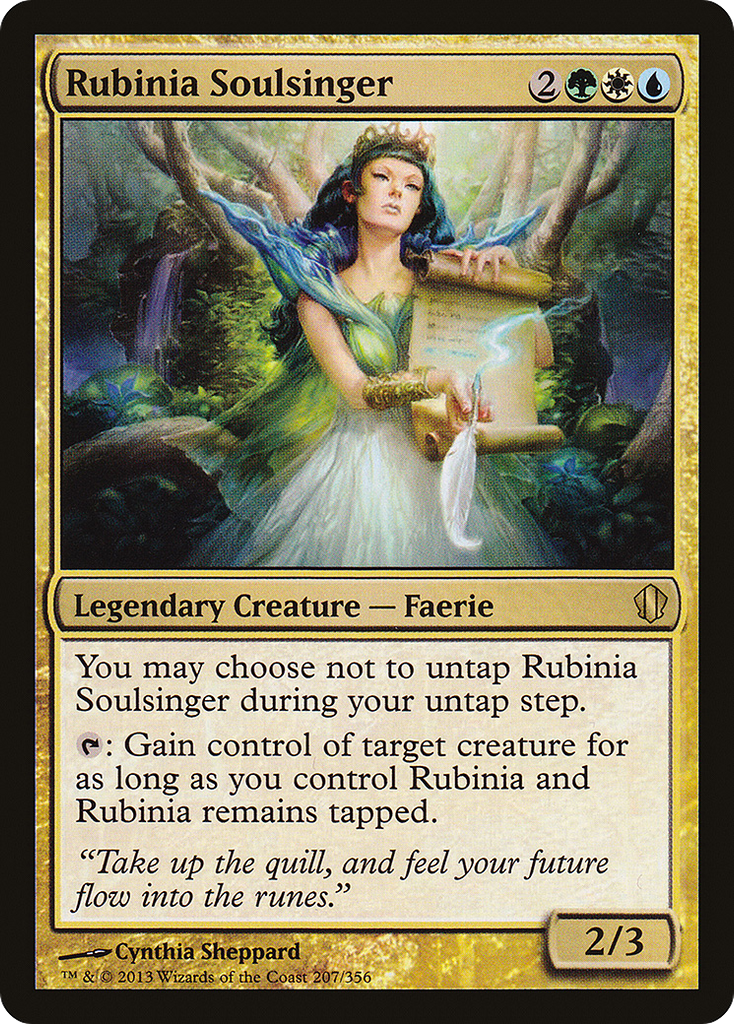 Magic: The Gathering - Rubinia Soulsinger - Commander 2013