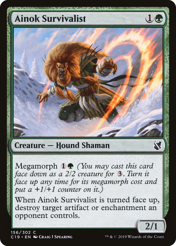 Magic: The Gathering - Ainok Survivalist - Commander 2019