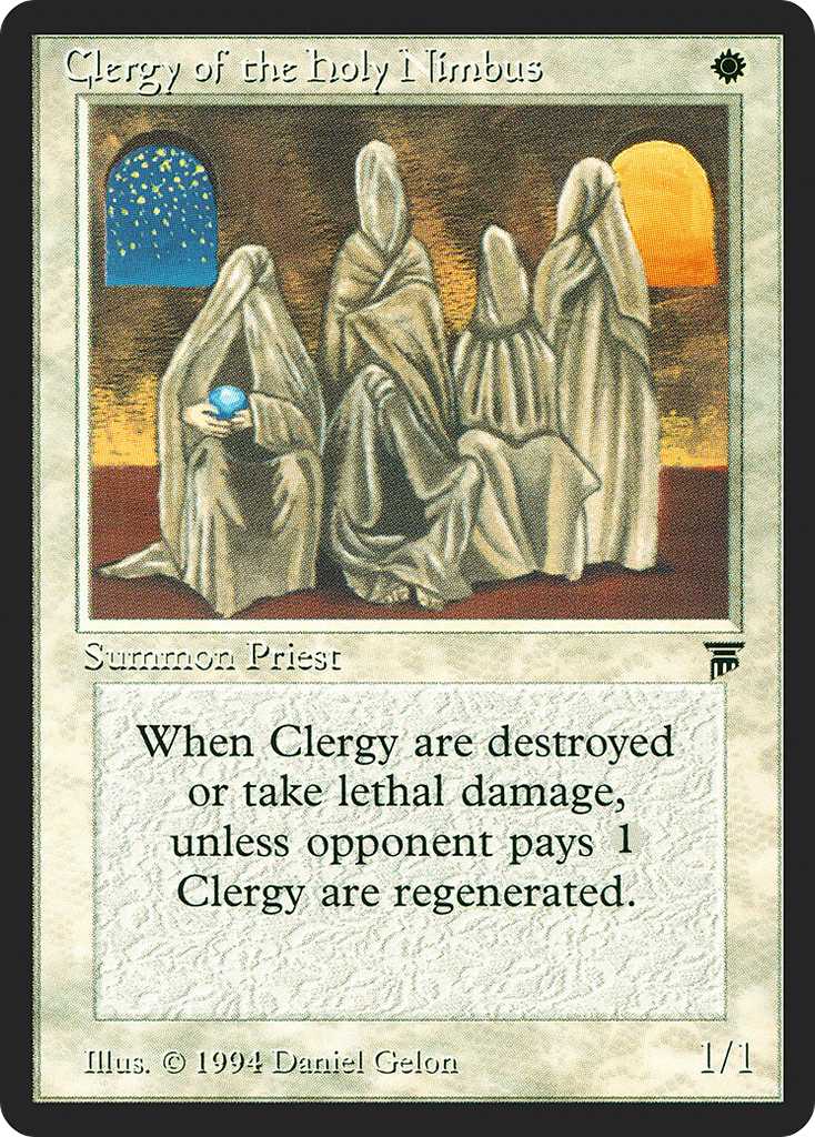 Magic: The Gathering - Clergy of the Holy Nimbus - Legends
