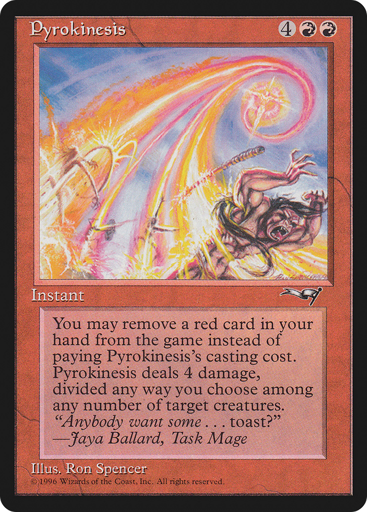 Magic: The Gathering - Pyrokinesis - Alliances