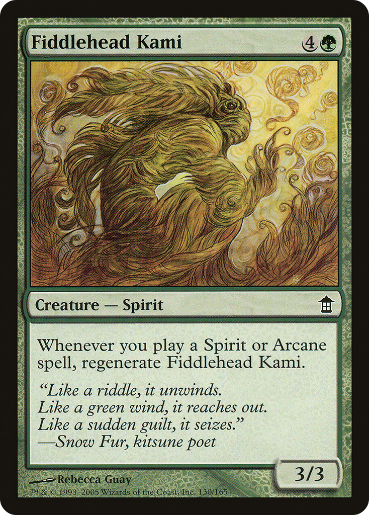 Magic: The Gathering - Fiddlehead Kami - Saviors of Kamigawa