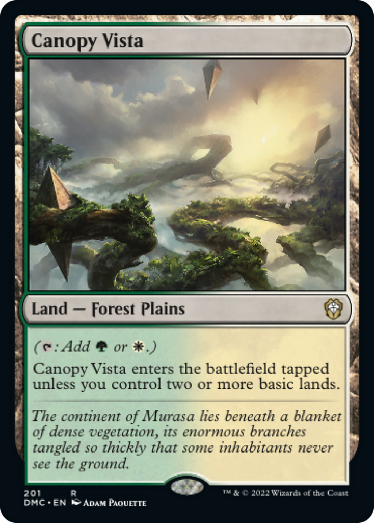 Magic: The Gathering - Canopy Vista - Dominaria United Commander
