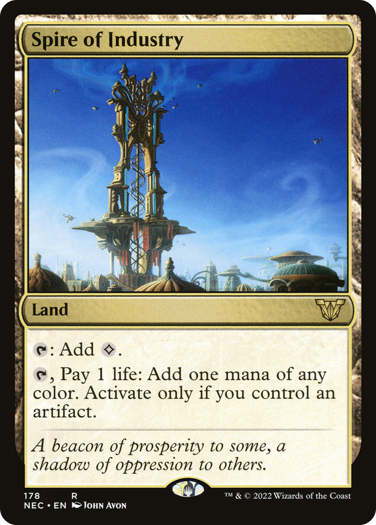 Magic: The Gathering - Spire of Industry - Neon Dynasty Commander