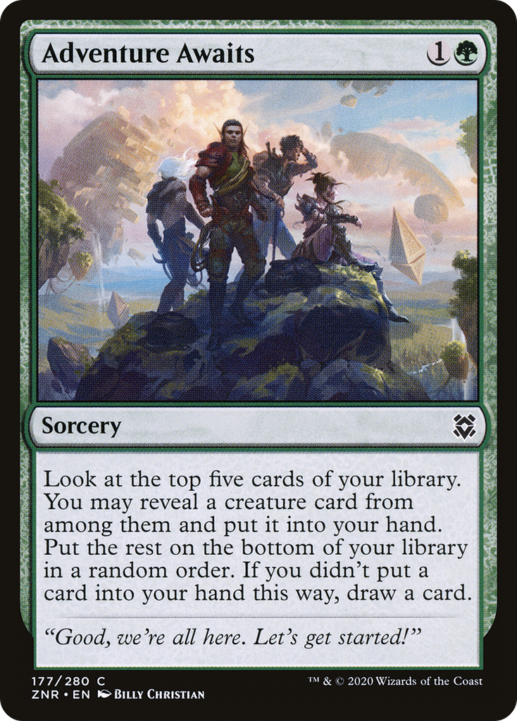 Magic: The Gathering - Adventure Awaits Foil - Zendikar Rising