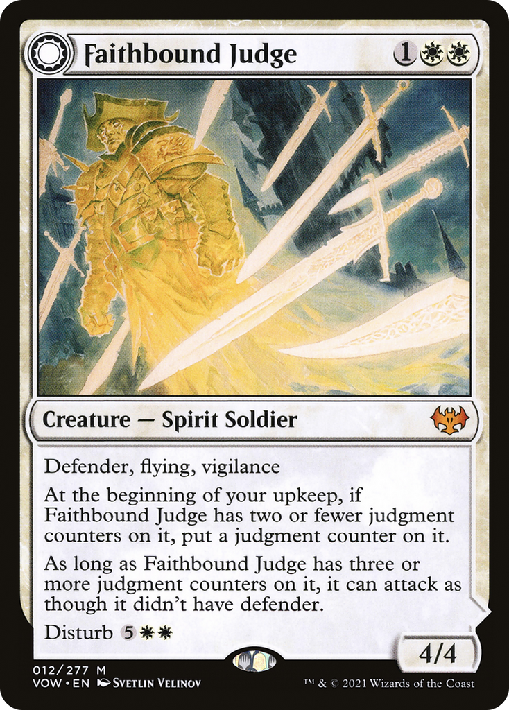 Magic: The Gathering - Faithbound Judge // Sinner's Judgment - Innistrad: Crimson Vow