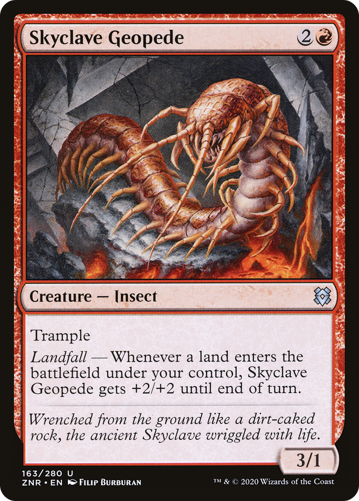 Magic: The Gathering - Skyclave Geopede - Zendikar Rising