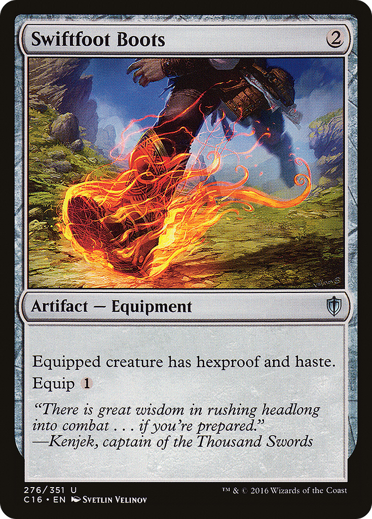 Magic: The Gathering - Swiftfoot Boots - Commander 2016