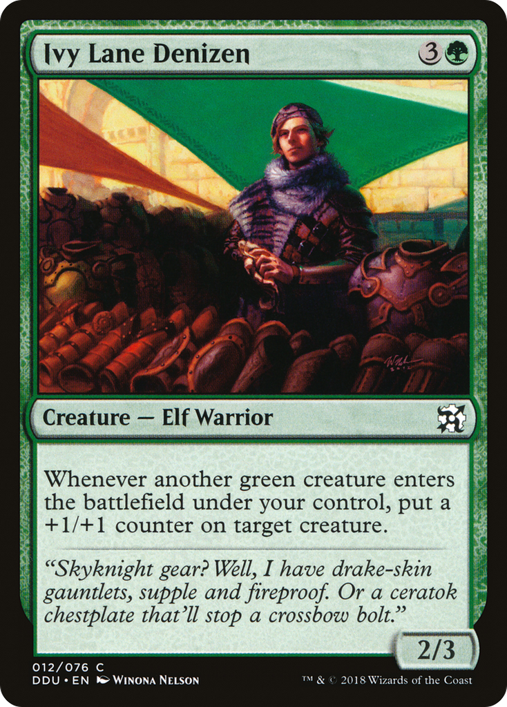 Magic: The Gathering - Ivy Lane Denizen - Duel Decks: Elves vs. Inventors