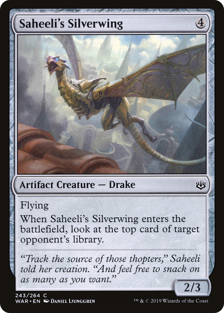Magic: The Gathering - Saheeli's Silverwing - War of the Spark