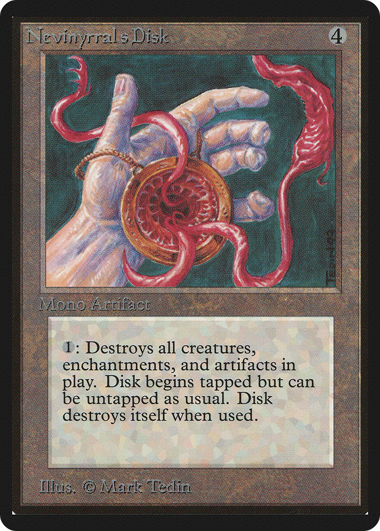 Magic: The Gathering - Nevinyrral's Disk - Limited Edition Beta