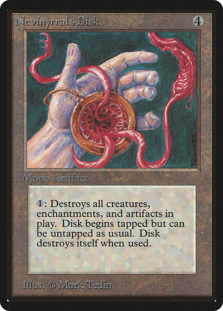 Magic: The Gathering - Nevinyrral's Disk - Limited Edition Beta