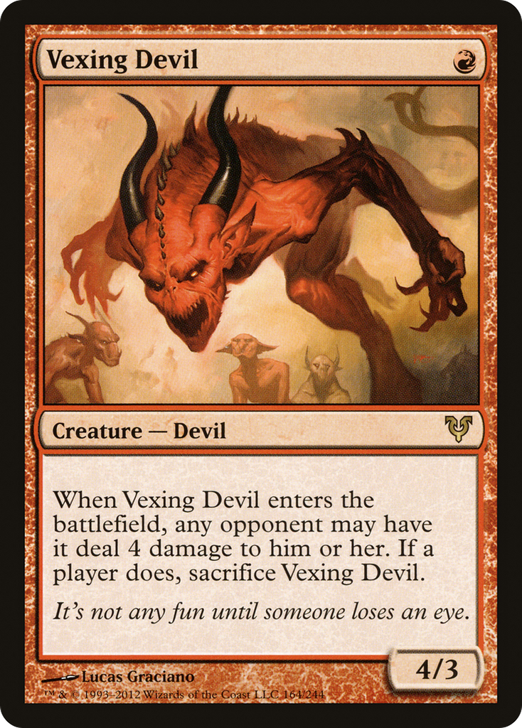 Magic: The Gathering - Vexing Devil - Avacyn Restored