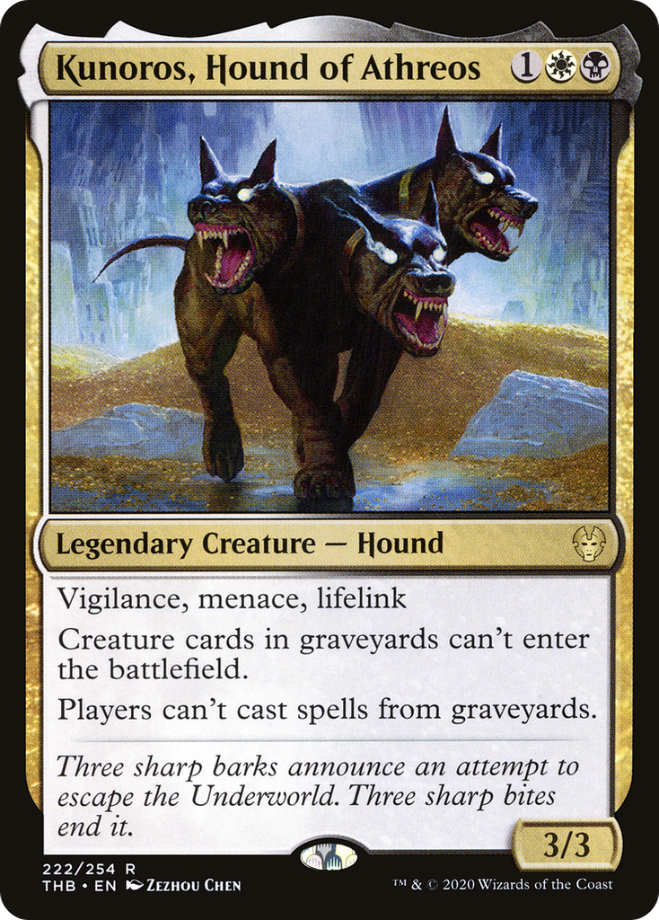 Magic: The Gathering - Kunoros, Hound of Athreos - Theros Beyond Death