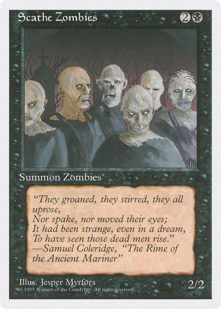 Magic: The Gathering - Scathe Zombies - Fourth Edition