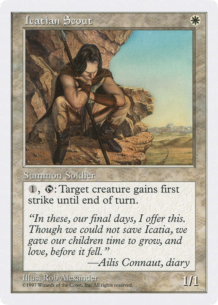 Magic: The Gathering - Icatian Scout - Fifth Edition