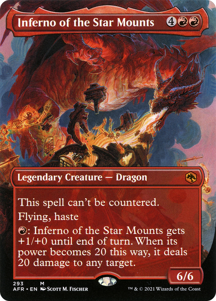 Magic: The Gathering - Inferno of the Star Mounts Foil - Adventures in the Forgotten Realms