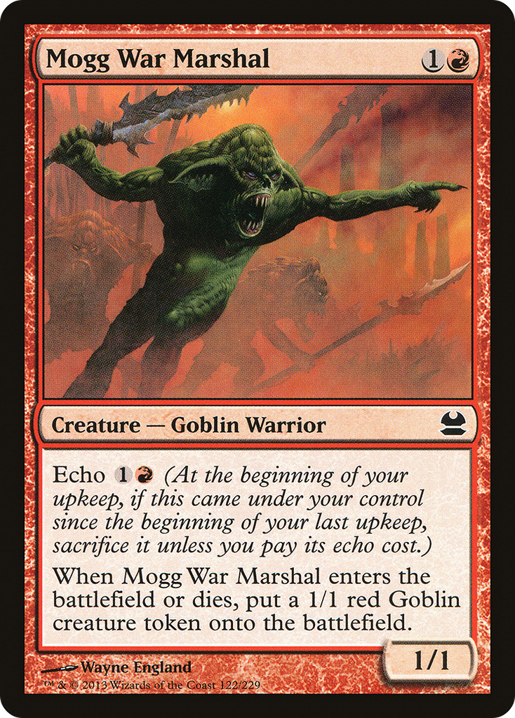 Magic: The Gathering - Mogg War Marshal - Modern Masters