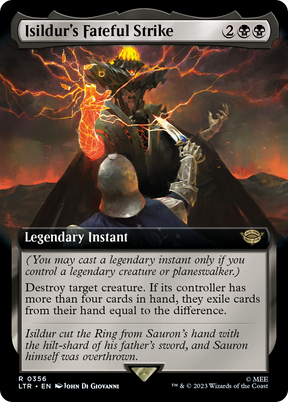Magic: The Gathering - Isildur's Fateful Strike Foil - The Lord of the Rings: Tales of Middle-earth