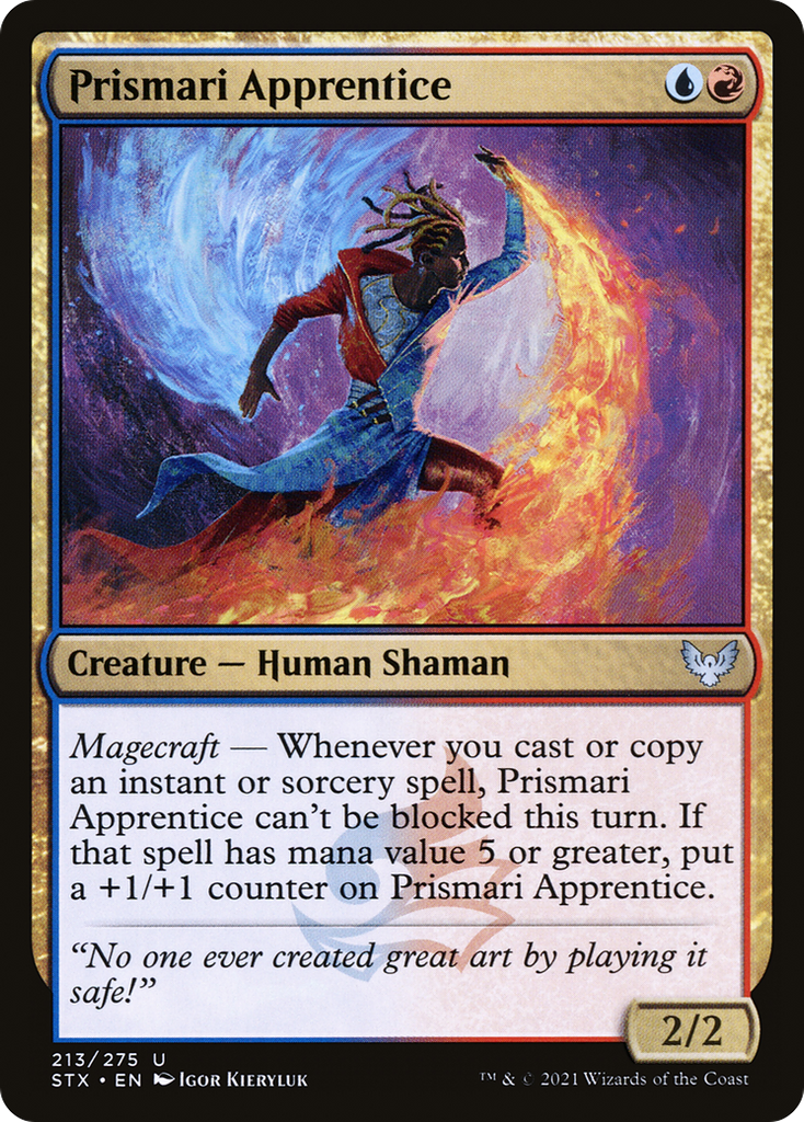 Magic: The Gathering - Prismari Apprentice Foil - Strixhaven: School of Mages