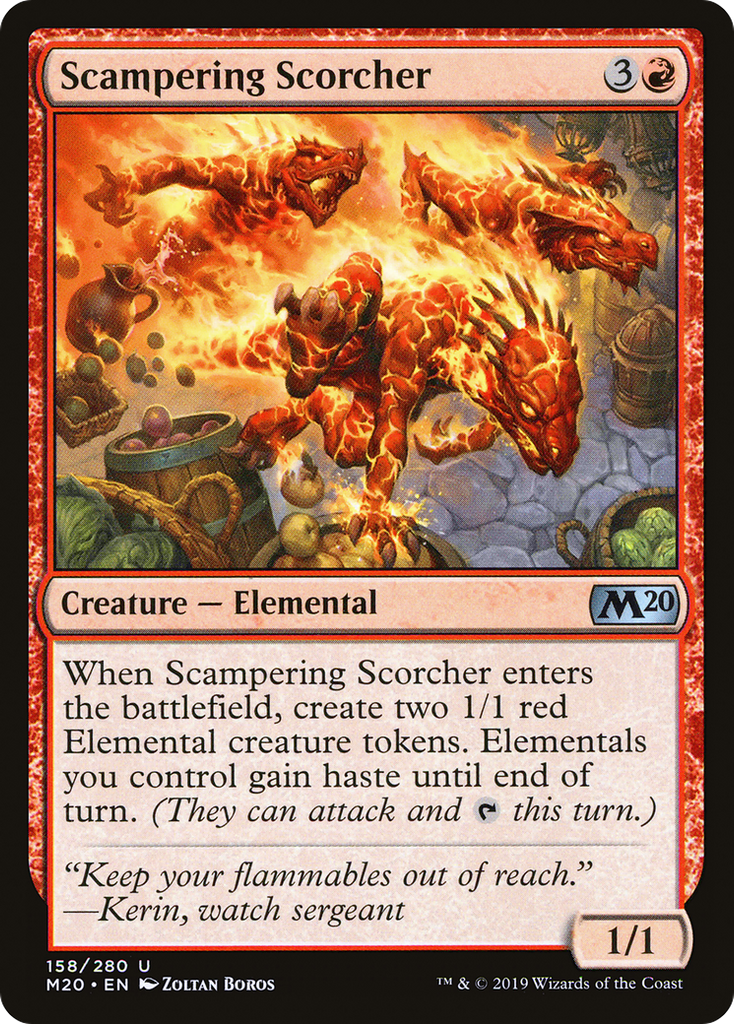 Magic: The Gathering - Scampering Scorcher - Core Set 2020