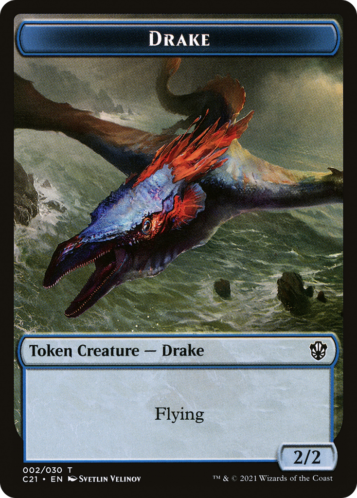 Magic: The Gathering - Drake Token - Commander 2021 Tokens