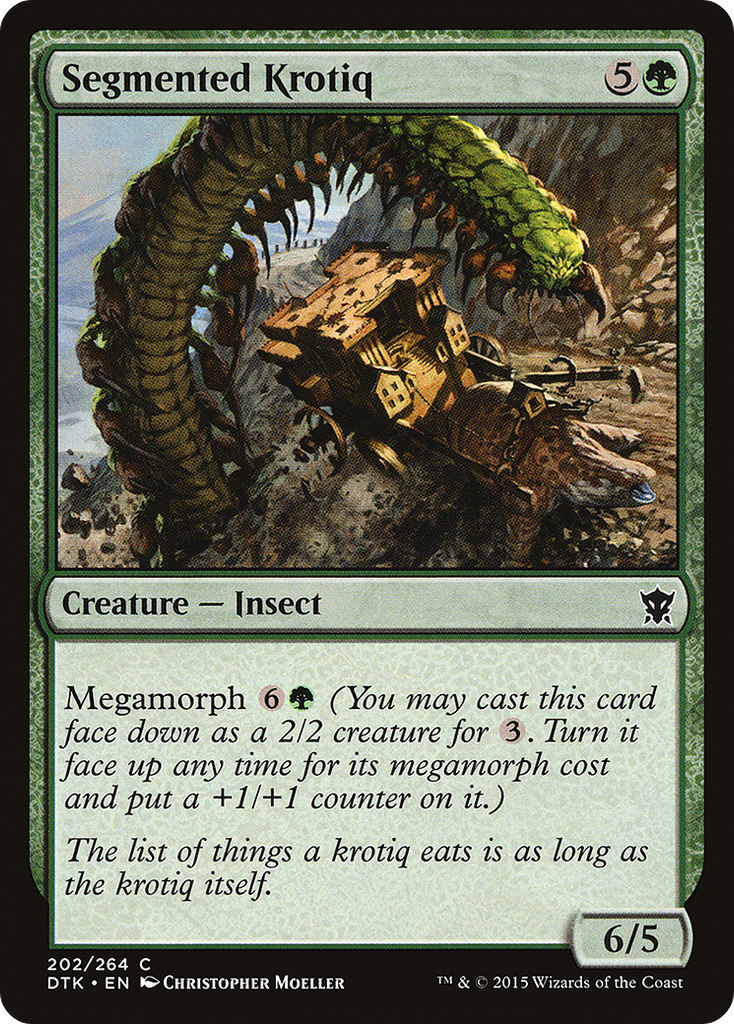 Magic: The Gathering - Segmented Krotiq - Dragons of Tarkir