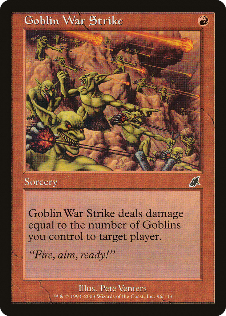 Magic: The Gathering - Goblin War Strike - Scourge