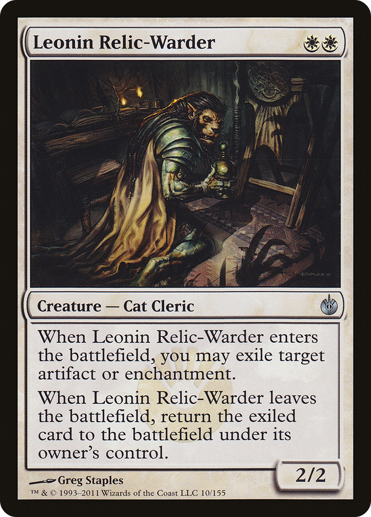 Magic: The Gathering - Leonin Relic-Warder - Mirrodin Besieged