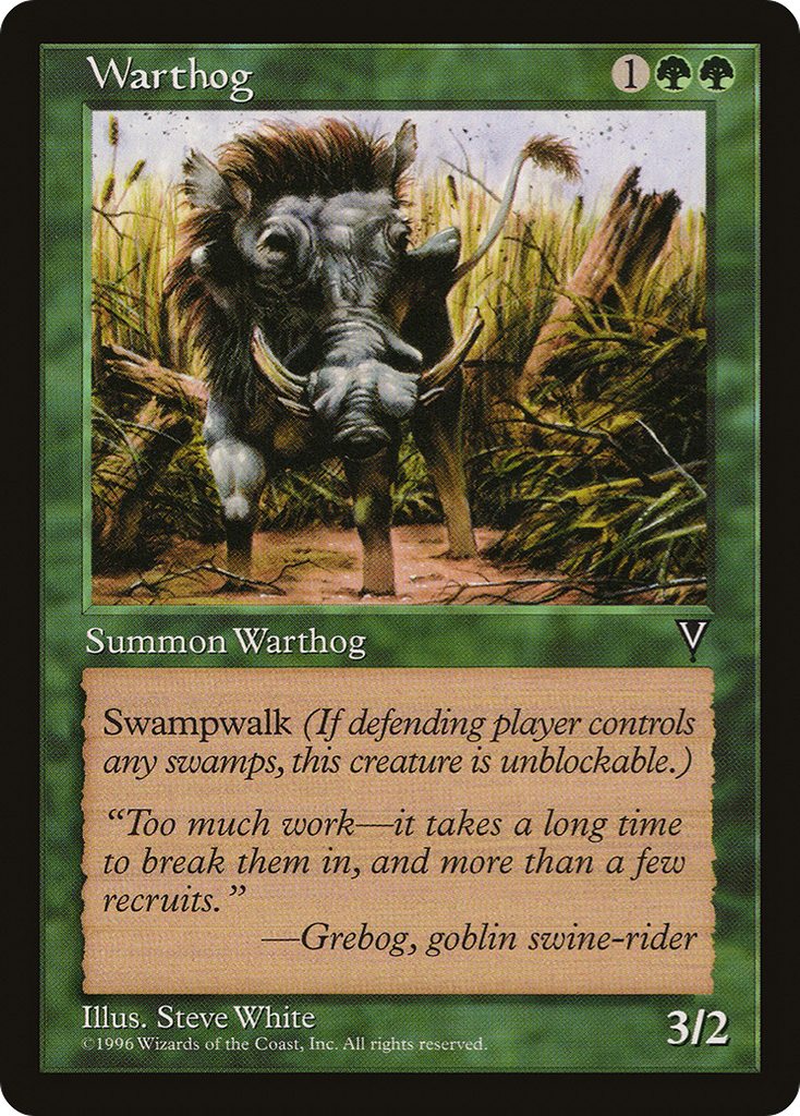 Magic: The Gathering - Warthog - Visions