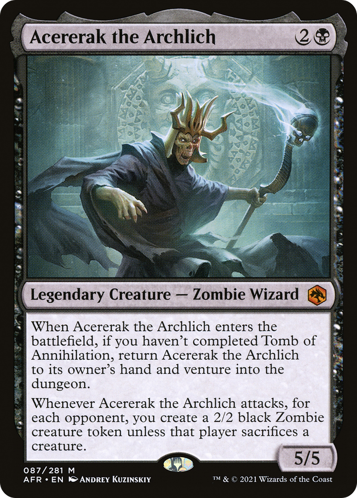 Magic: The Gathering - Acererak the Archlich - Adventures in the Forgotten Realms