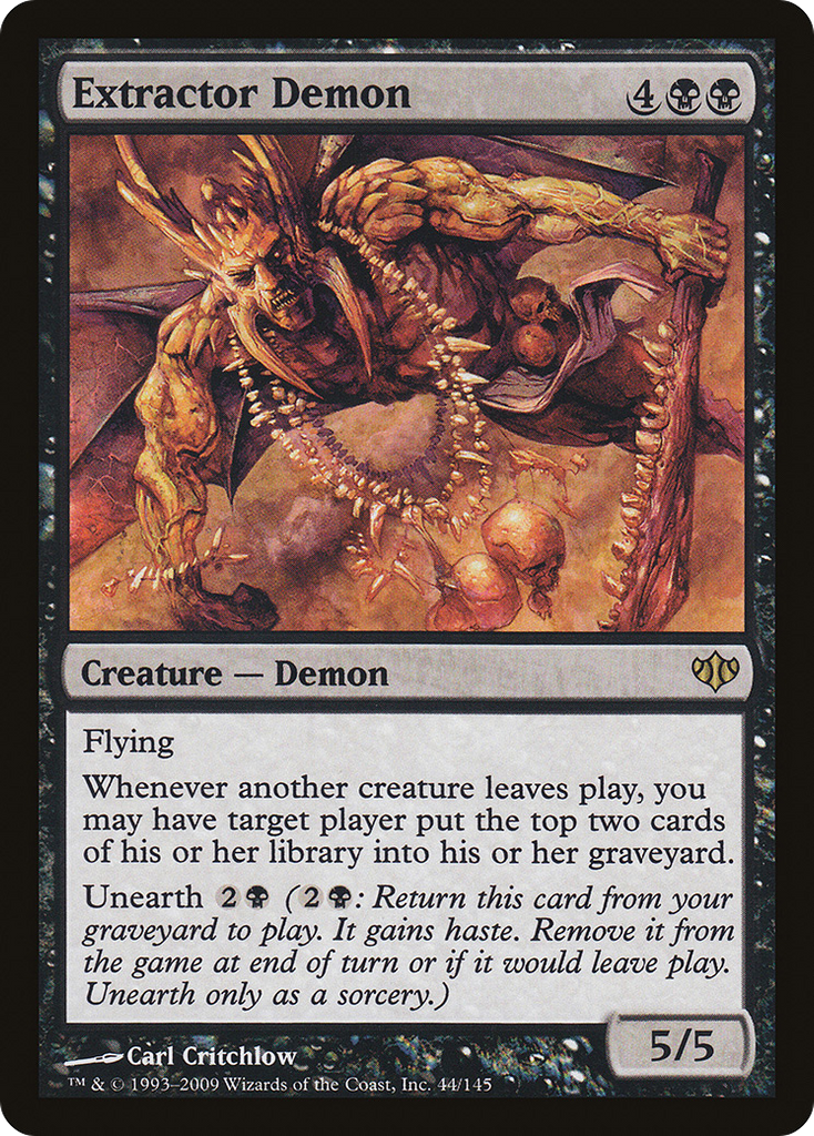 Magic: The Gathering - Extractor Demon - Conflux