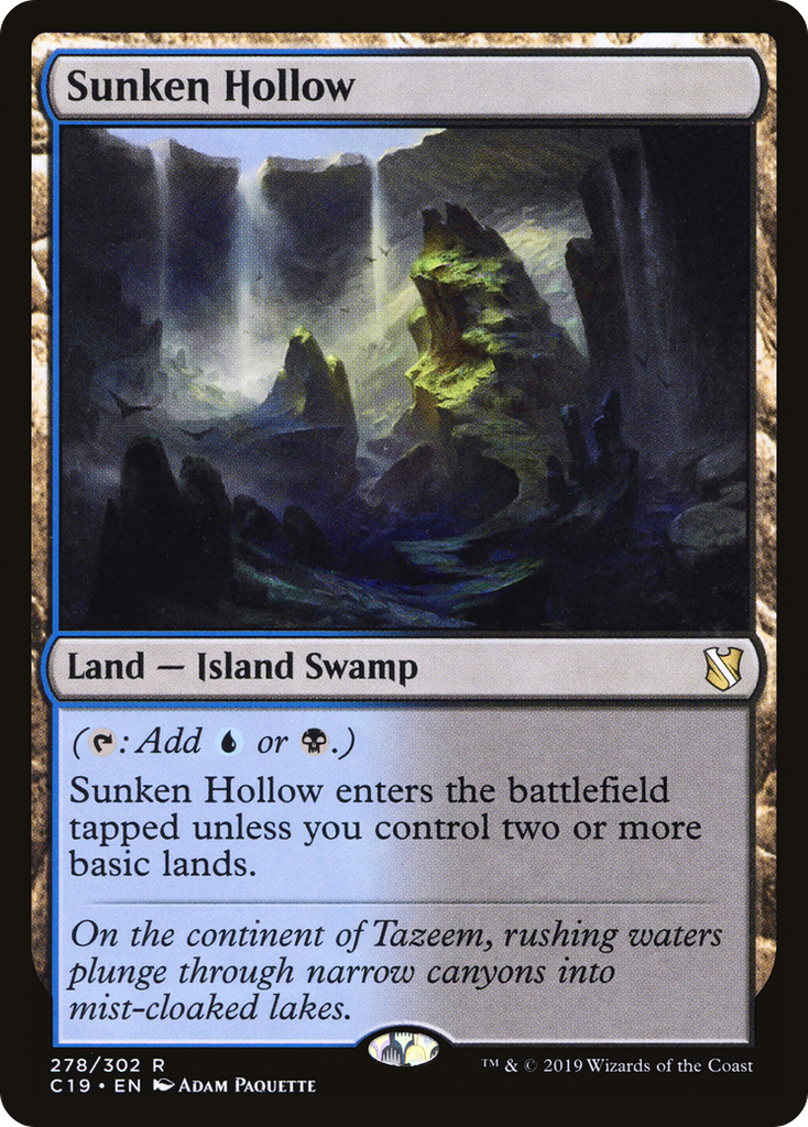 Magic: The Gathering - Sunken Hollow - Commander 2019