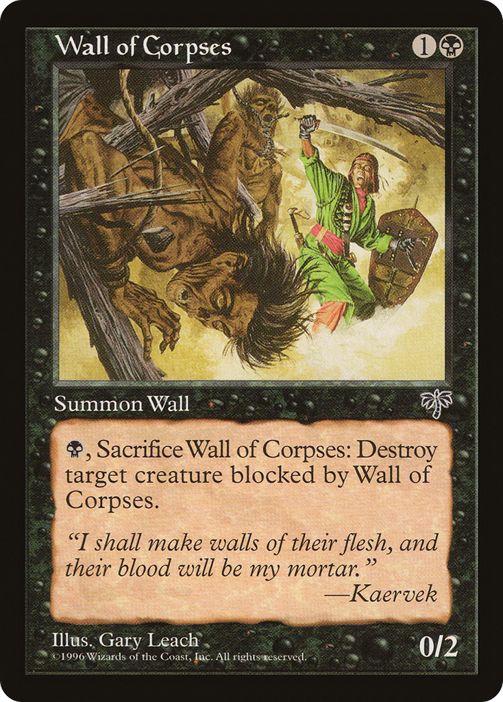 Magic: The Gathering - Wall of Corpses - Mirage