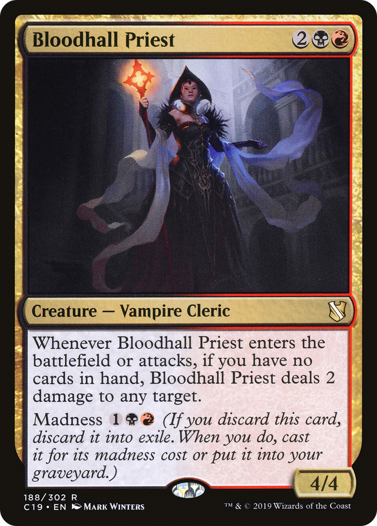 Magic: The Gathering - Bloodhall Priest - Commander 2019