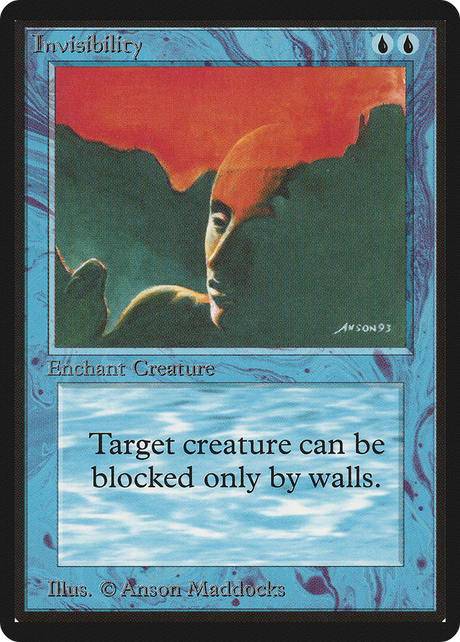 Magic: The Gathering - Invisibility - Limited Edition Beta