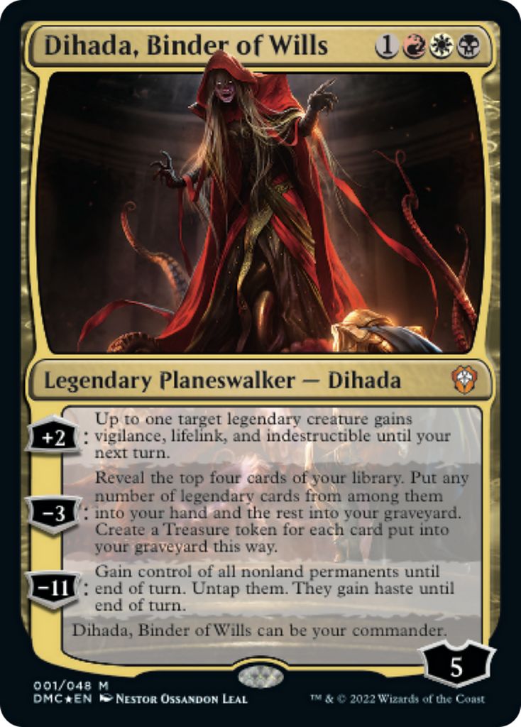 Magic: The Gathering - Dihada, Binder of Wills - Dominaria United Commander