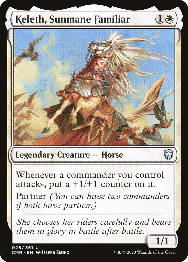 Magic: The Gathering - Keleth, Sunmane Familiar - Commander Legends