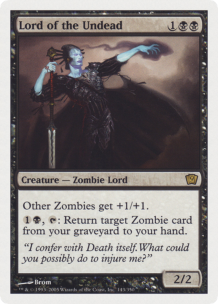 Magic: The Gathering - Lord of the Undead - Ninth Edition
