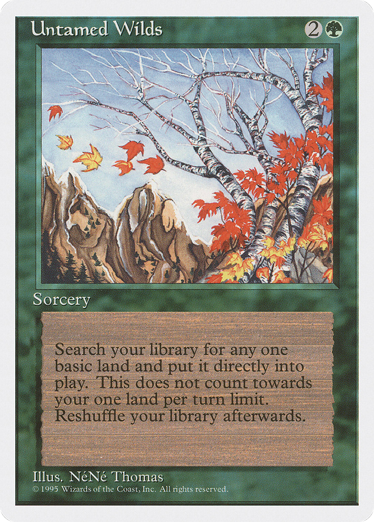 Magic: The Gathering - Untamed Wilds - Fourth Edition