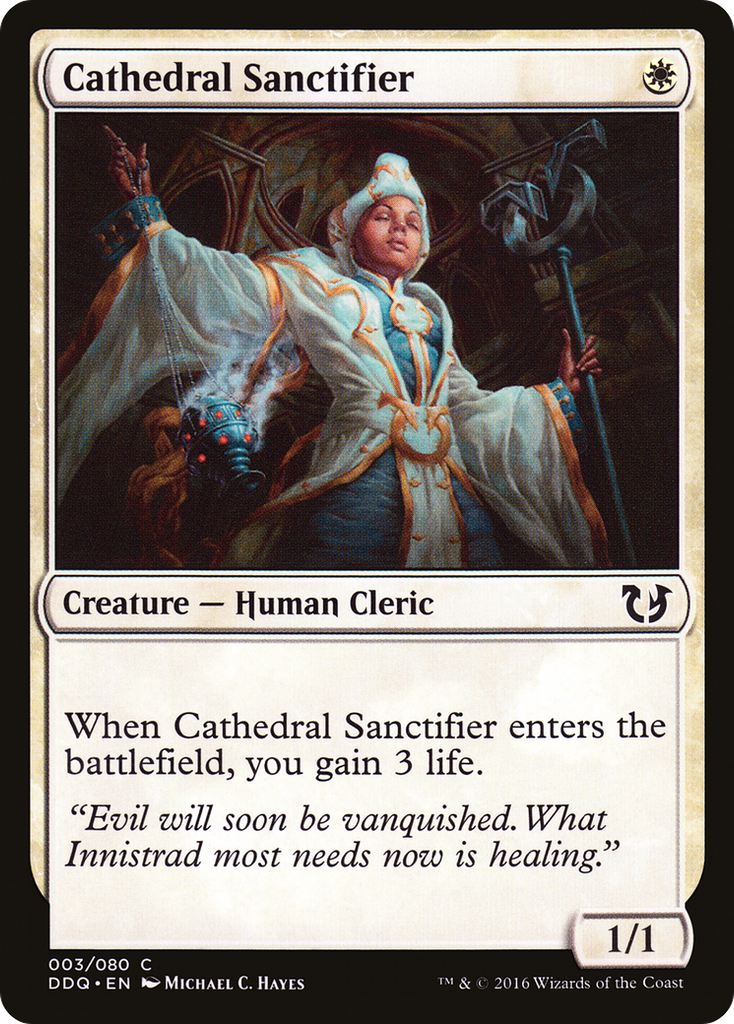 Magic: The Gathering - Cathedral Sanctifier - Duel Decks: Blessed vs. Cursed