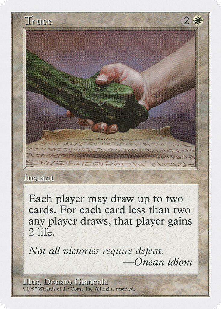 Magic: The Gathering - Truce - Fifth Edition